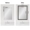 Amanti Art Mirror Makeover Bathroom Mirror Frame Border Kit - Fully Assembled Peel and Stick Frame - Mirror NOT Included - Rustic Plank Narrow Trim